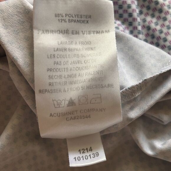 FootJoy Polo‎ Mens L Golf The Players TPC Sawgrass Stretch Flex All Over Pattern - Picture 10 of 12